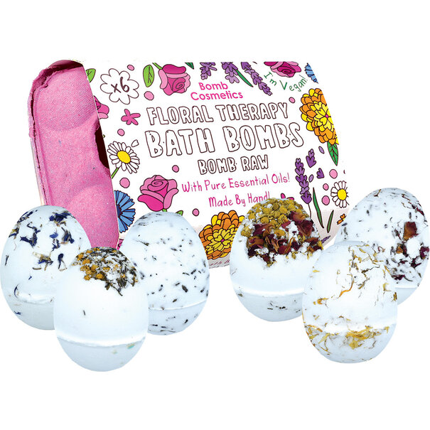 Bomb Cosmetics Floral Therapy Bomb Raw Egg Gift Pack