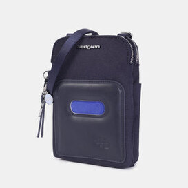 CORTADO - PHONE BAG + RFID - PEACOAT BLUE