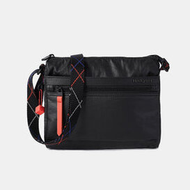 Eye - Shoulder Bag Rfid - Creased Black/Coral