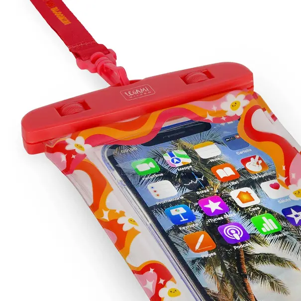 Legami Waterproof smartphone hoes - madeliefjes
