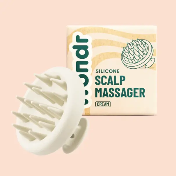 WONDR scalp massager white