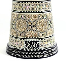 Gawharet el Fan Darbuka Egypte, mozaïek, Gawharet el Fan, model E