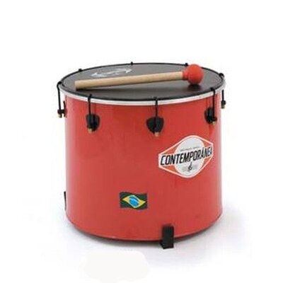 Contemporanea Kid-surdo 'Nesting',  18'' x 40 cm, rood, Contemporanea