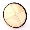 Gongdrum Ø 76 cm met kruis van leer