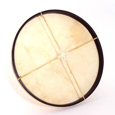 Gongdrum Ø 76 cm met kruis van leer