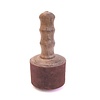 Klankschaalklopper/strijker met suede Ø 9 cm lengte 24 cm