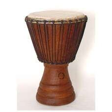Djembé Ivoorkust, iroko hout Ø 35 cm
