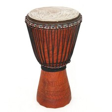 Stiggelbout Slagwerk Djembé model Adama Drame, met koeienvel, Ø 32 cm