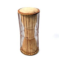 Talking drum Dagomba Ghana groot (incl. stokje)
