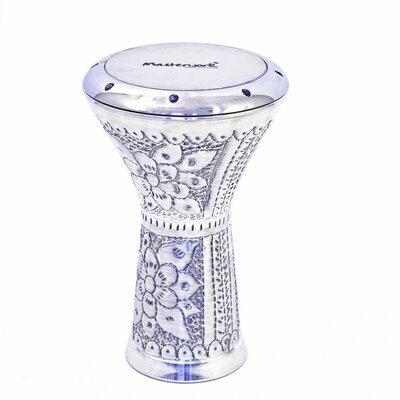 Masterwork Darbuka Egyptisch model, 'silver washed' Vatan