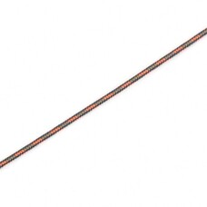 Touw polyester 3 mm blauw/beige/oranje
