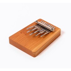 Hokema Mini-kalimba op een plankje, 9 tonen, stemming als Sansula