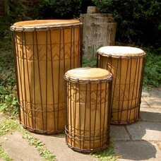 Bouba Percussion Doundoun-set (3)  Guinee, Bouba Percussion