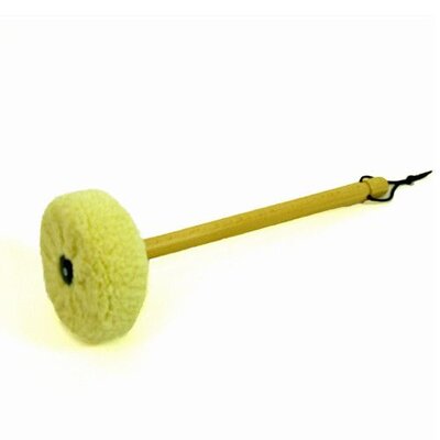 Gongklopper met lamsvel voor gong Ø 70 - 75 cm