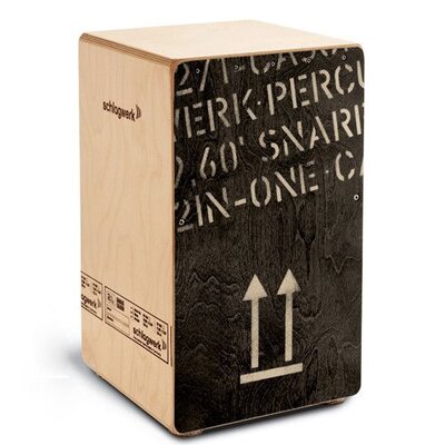 Schlagwerk Cajon 2inOne, Black Edition, Schlagwerk