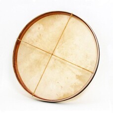 Gongdrum Ø 61 cm met kruis van leer