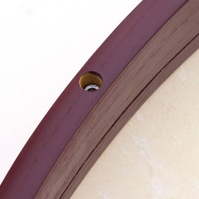 Gongdrum 76 cm met kruis van leer, stembaar