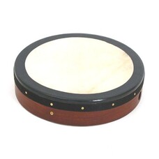 Bodhran donker hout Ø 45 cm, stembaar, met dempring
