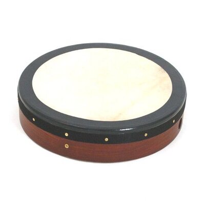 Bodhran donker hout Ø 45 cm, stembaar, met dempring