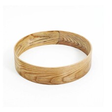 Sjamaandrumketel essenhout 35,5 x7,5 x1 cm