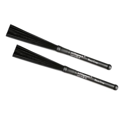 Cajonbrushes #2 Black Crisp, Schlagwerk (per paar)