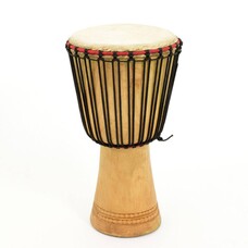 Bouba Percussion Djembé Guinee, melina hout Ø 28-29 cm, Bouba
