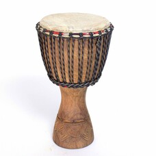 Djembé Ivoorkust, gagnoahout Ø 27 -28 cm