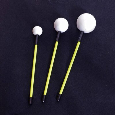 Gongstrijkers / flumies, set van 3