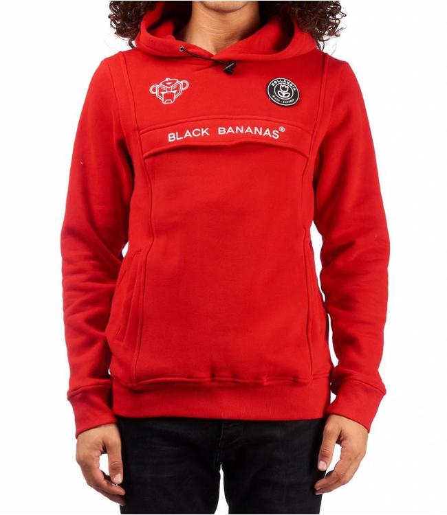 black bananas hoodie red