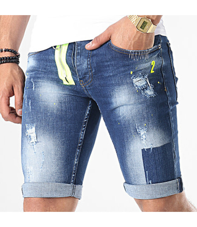 JOHN H KORTE SPIJKERBROEK BLAUW (C9813) | DE GOEDKOOPSTE ONLINE - Crivaldi