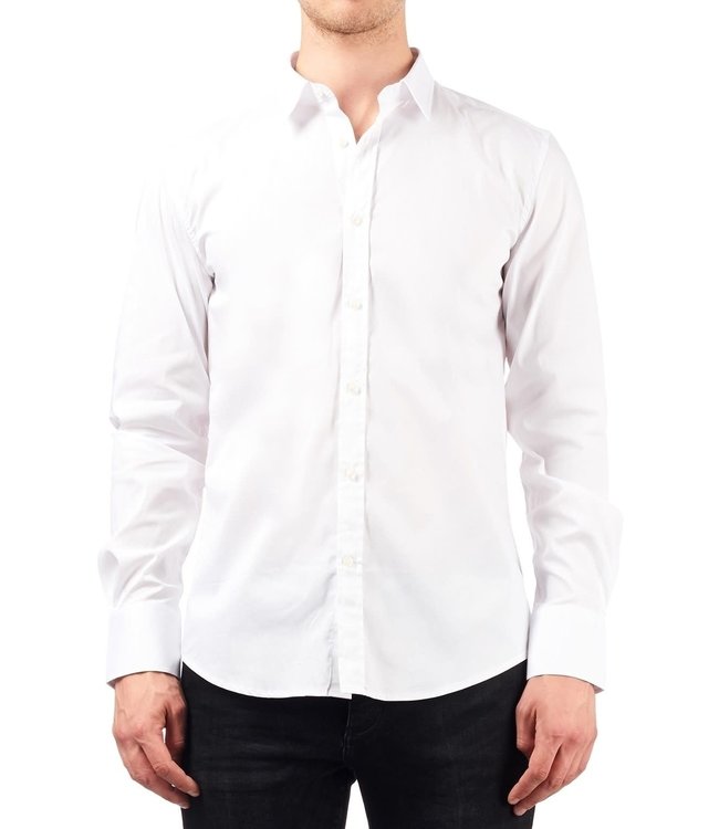 ANTONY MORATO SUPER SLIM-FIT BLOUSE WIT | ONLINE KOPEN - Crivaldi
