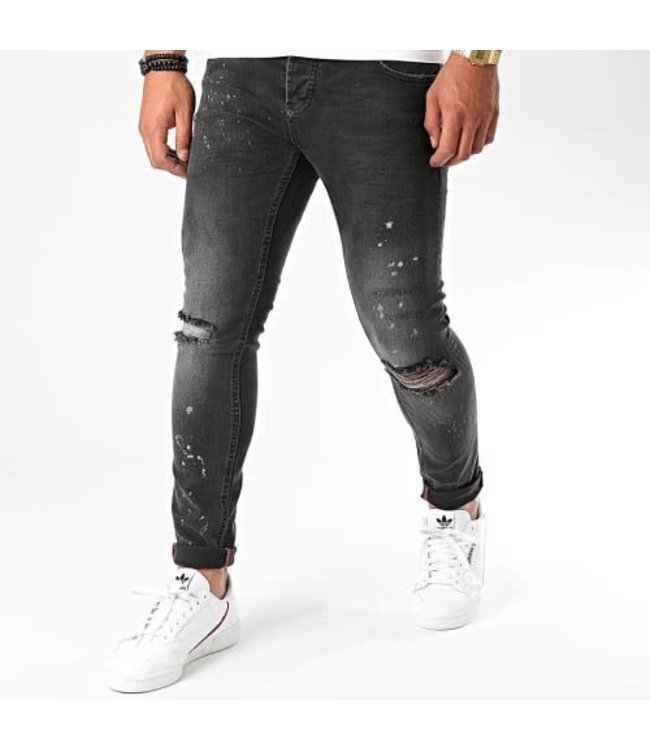 UNIPLAY SKINNY FIT JEANS BLACK (313) | DE GOEDKOOPSTE ONLINE - Crivaldi