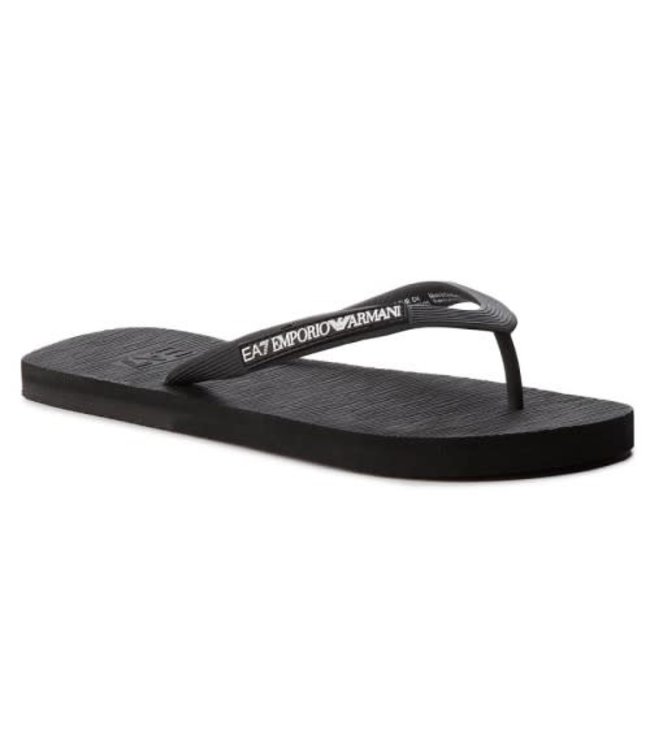 EA7 Emporio Armani Teenslippers Zwart/Wit (XCQ002) | Online Kopen - Crivaldi