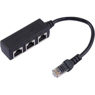 LAN Ethernet netwerk RJ45 Plug Splitter Extender