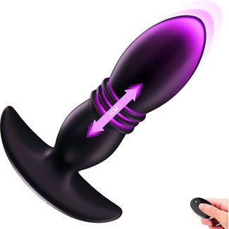 Intens Stotende en Intens Trillende (Anaal) Vibrator