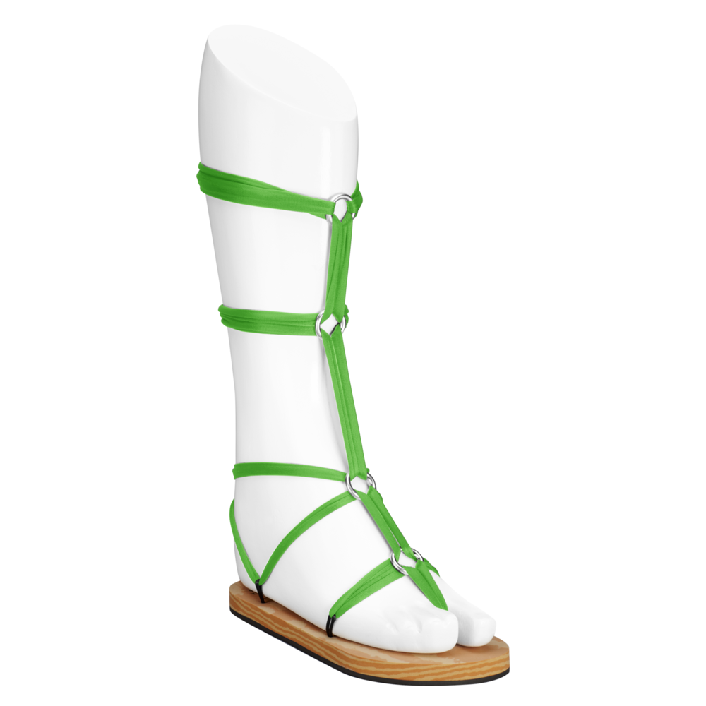 lime green gladiator sandals