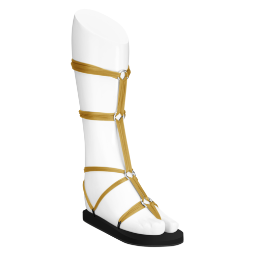 Gold Gladiator Sandals