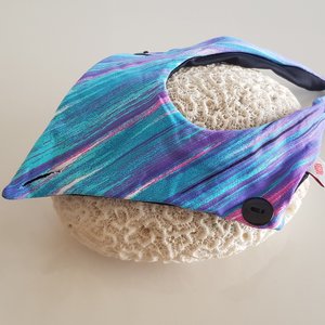 Socken kurz Blue Brush