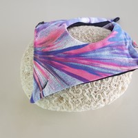 Fabric Sandals Mini Blue Flower Fabric Sandals Mini Blue Flower