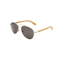 Wooden sunglasses with grey polarized lenses Wooden sunglasses with grey polarized lenses