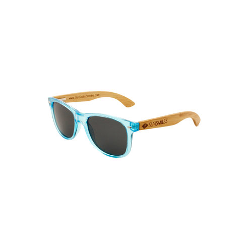 Wayfarer Zonnebril Transparant Blue