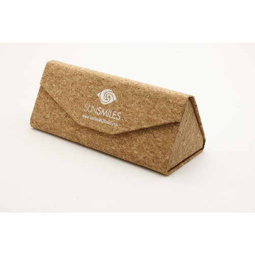 Sustainable sunglass case cork