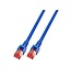 CAT 6 patchkabel S/FTP 15 meter 100% koper - Blauw