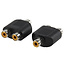 adapter plug tulp contra - 2x tulp contra stekker