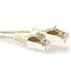 10 Gb Cat6A SSTP PiMF Patchkabel 3.0 meter 100% koper - Ivoor