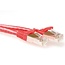 10 Gb Cat6A SSTP PiMF Patchkabel 5.0 meter 100% koper - Rood