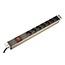 19" PDU - 7 x Schuko stekkerdoos met schakelaar - 1,8m snoer