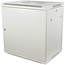 12U 19inch Luxe wand patchkast gesloten deur 600x450x635 - grijs