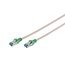 Crossover Patchkabel CAT 5e F-UTP crossover 0.5 meter -Grijs- Digitus