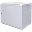 6U 19" Luxe wand patchkast gesloten deur (BxDxH) 600x600x370 - grijs